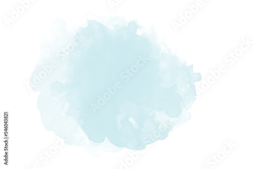 abstract light blue watercolor background, png © pcperle