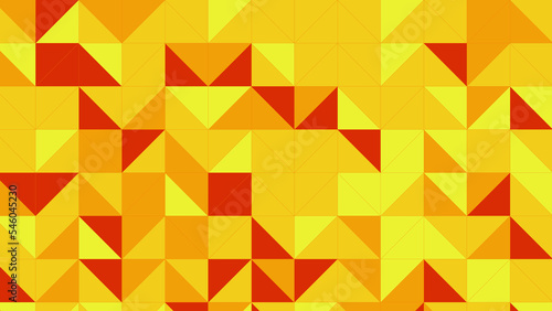 yellow and orange geometric pattern, wallpaper for tile, banner, tableclothe