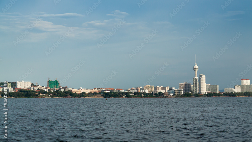 Beautiful shot of the Pattaya cityscape in Thailand Beautiful shot of the Pattaya cityscape in Thailand