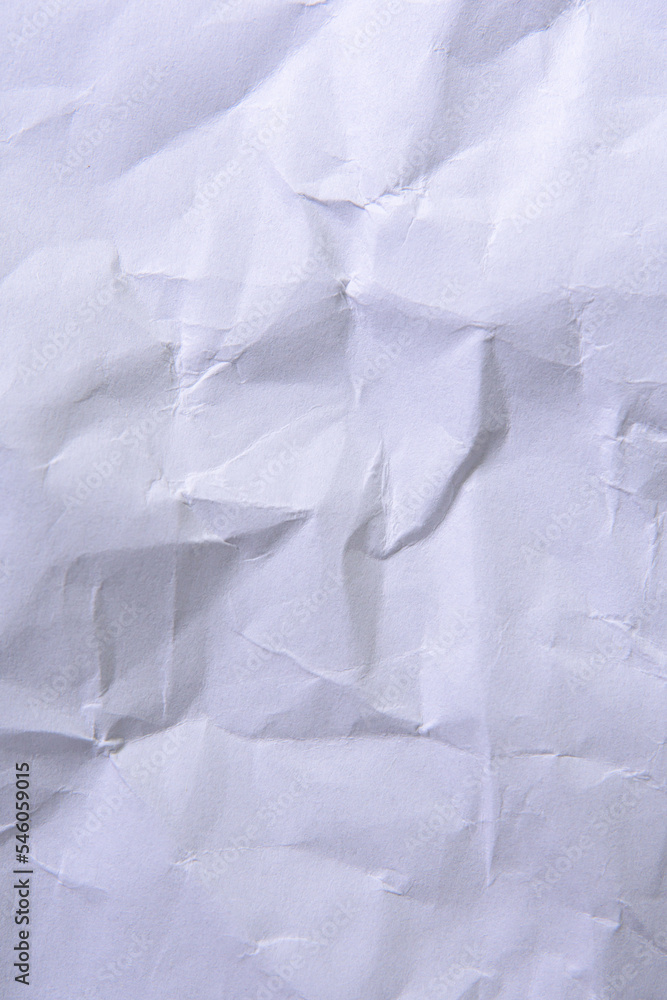 Obraz premium white crumpled paper texture