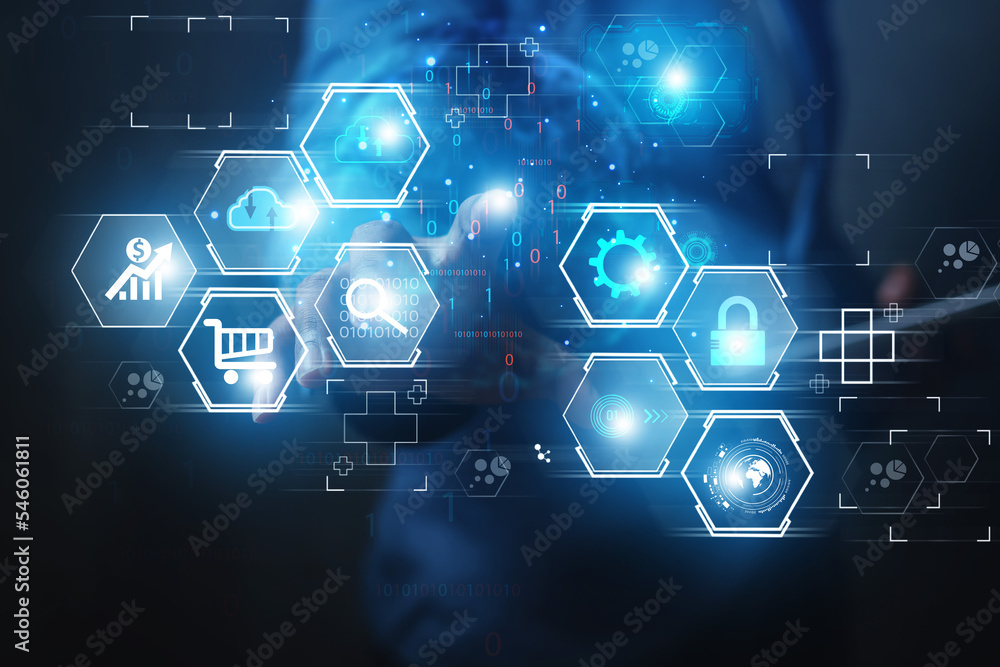 2023 business concept, businessman or engineer Show the trend of driving modern innovations to develop more efficient technology.
2023 business concept, businessman or engineer Show the trend of driving modern innovations to develop more efficient technology.