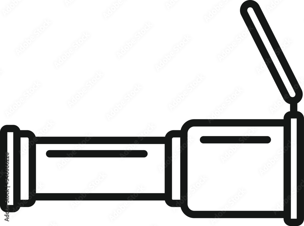 Target scope icon outline vector. Rifle sight. Sniper mark Target scope icon outline vector. Rifle sight. Sniper mark
