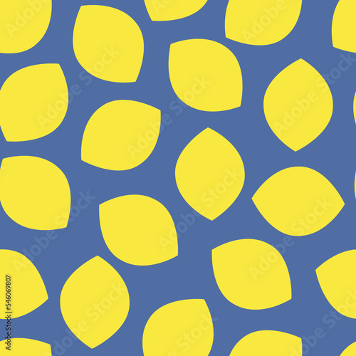Lemons abstract vector pattern