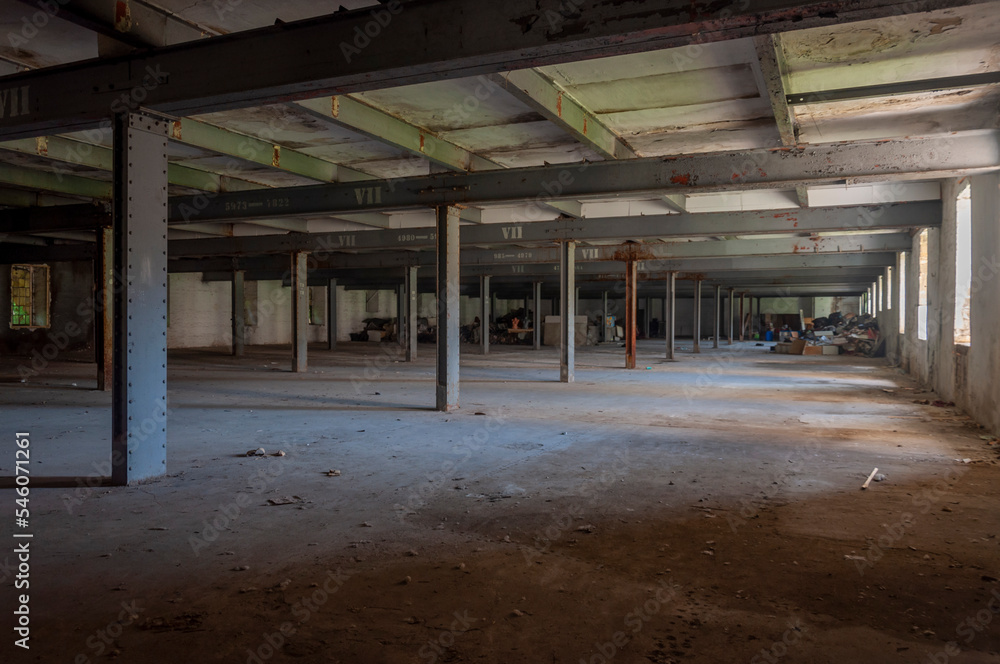 Abandoned old factory in Europe