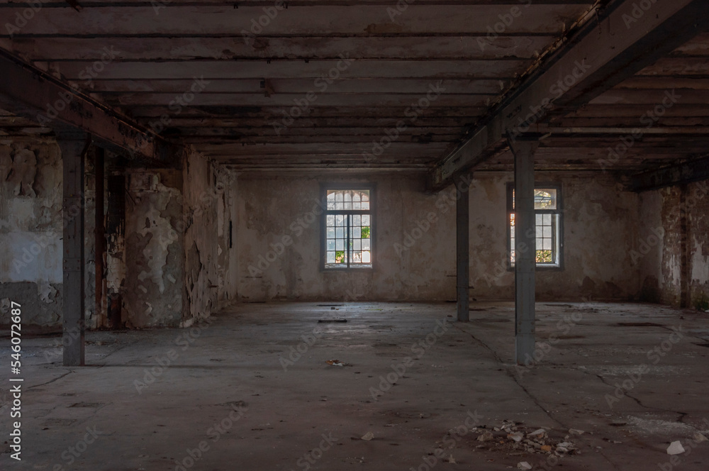 Abandoned old factory in Europe