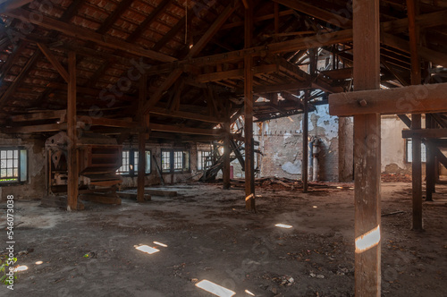 Abandoned old factory in Europe