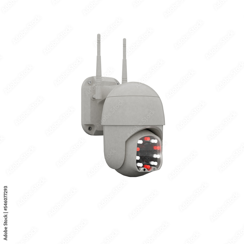 Security camera isolated Security camera isolated