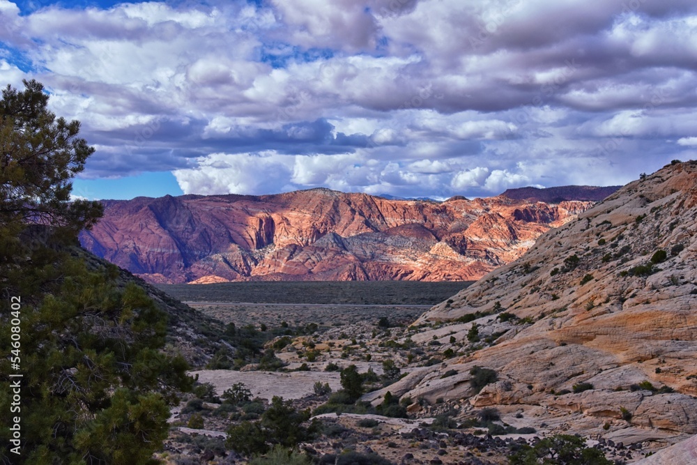 Snow Canyon Views from Jones Bones hiking trail St George Utah Zion’s National Park. USA. Snow Canyon Views from Jones Bones hiking trail St George Utah Zion’s National Park. USA.