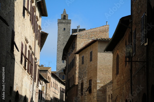 San Gimignano town of towers  Tuscany Italy