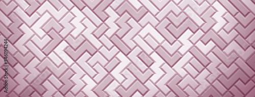 Abstract background made of tetris blocks in light pink colors