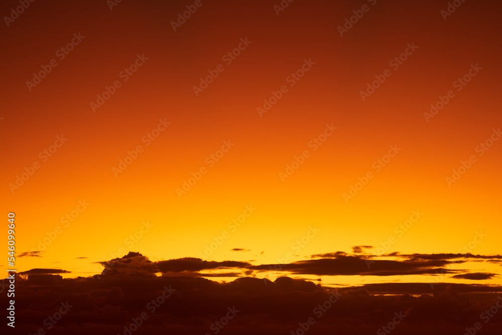 Sunrise view with dramatic clouds and colorful sky Sunrise view with dramatic clouds and colorful sky