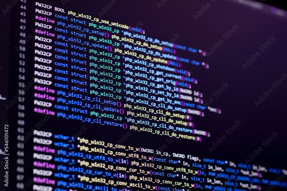 Backend core system coding with PHP. Can be used as background Stock ...