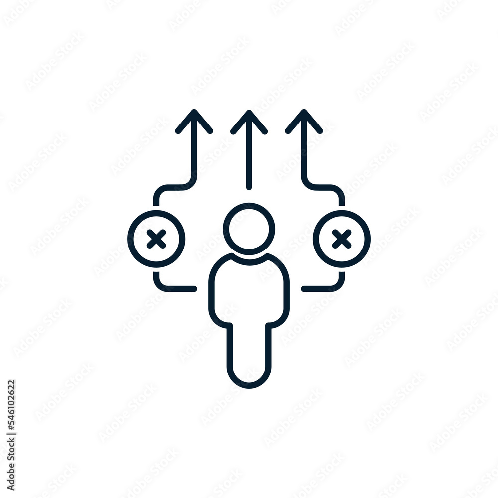 Business strategy concept. Vector icon isolated on white background. Business strategy concept. Vector icon isolated on white background.