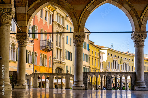 Obraz na płótnie old Town of Udine in Italy