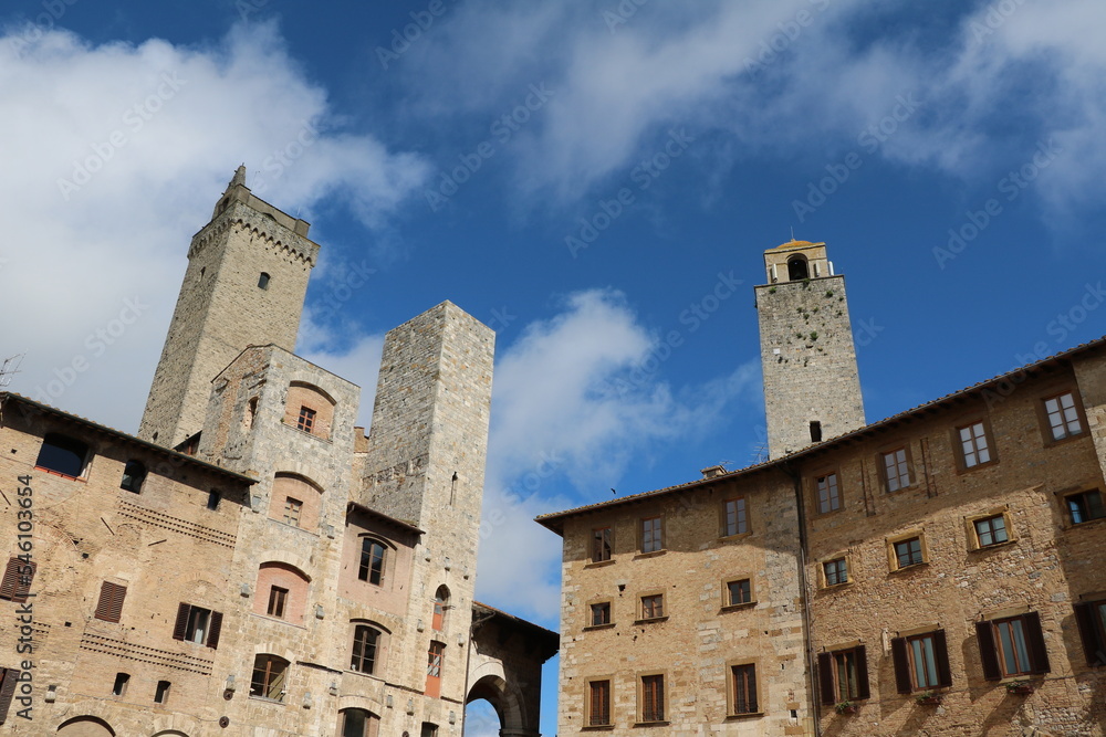 Medieval towers in San Gimignano, Tuscany Italy Medieval towers in San Gimignano, Tuscany Italy