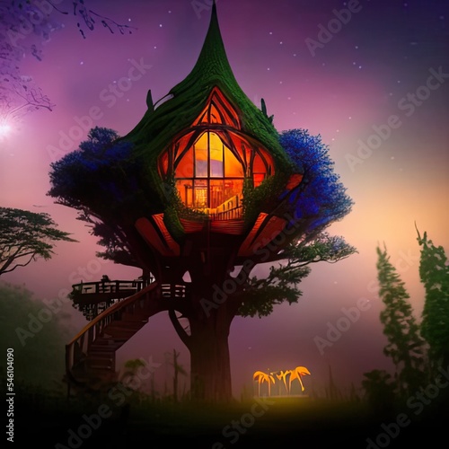 enchanted fairy tale treehouse © Robert