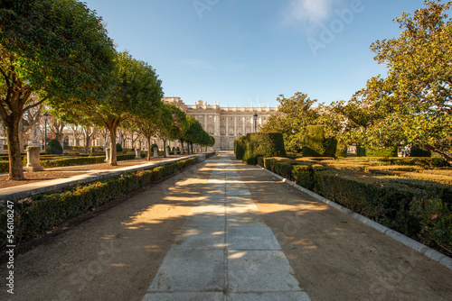 Gardens and promenade next to the Royal Palace of Madrid © Toyakisfoto.photos