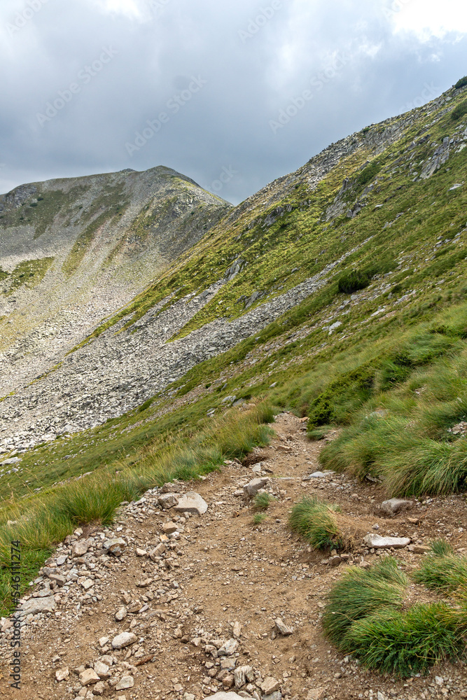 Summer view of Pirin Mountain near Vihren Peak, Bulgaria Summer view of Pirin Mountain near Vihren Peak, Bulgaria