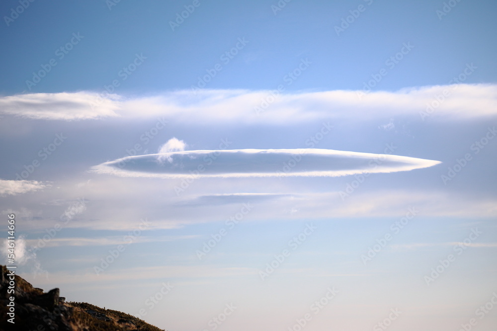 oval mysterious cloud