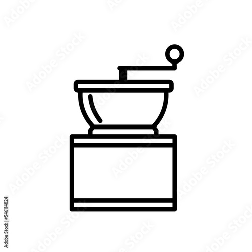 coffee grinder - vector icon