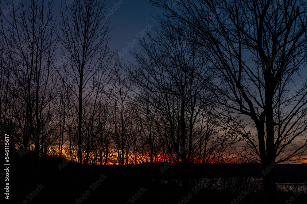 Blue Hour Sunset in North Frontenac Blue Hour Sunset in North Frontenac
