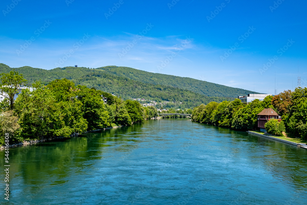 View of the Aare river - Olten, Switzerland