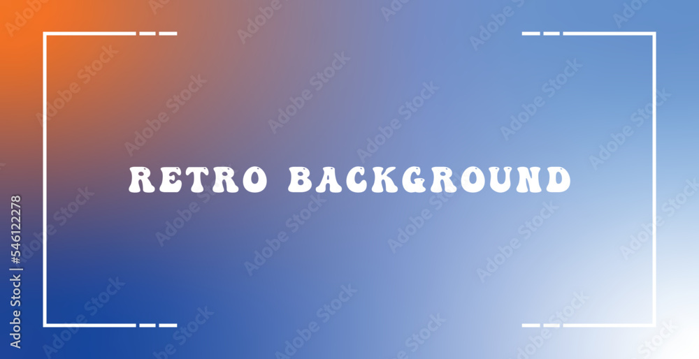 Obraz premium retro gradient background trendy