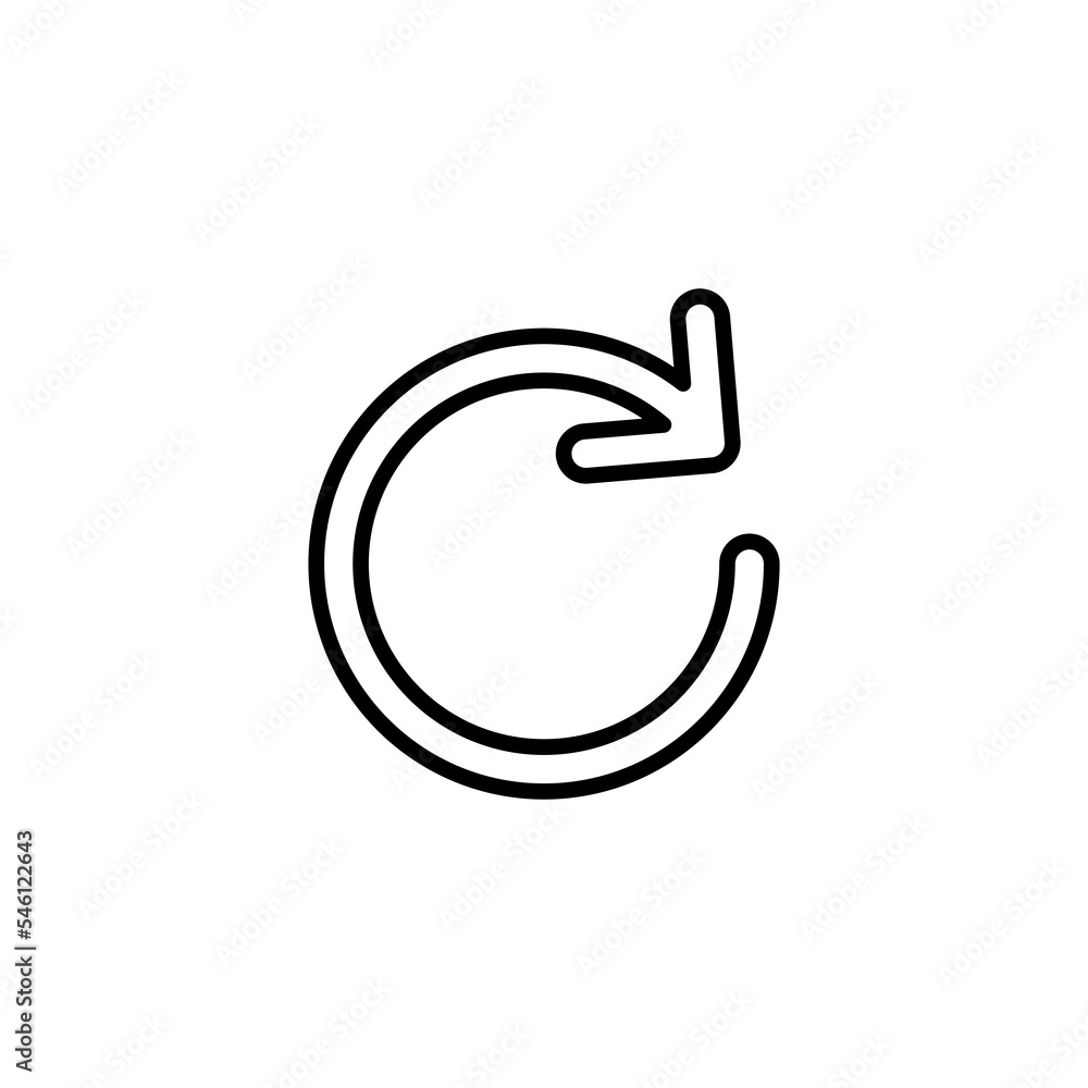 Refresh icon vector illustration. Reload sign and symbol. Update icon. Refresh icon vector illustration. Reload sign and symbol. Update icon.