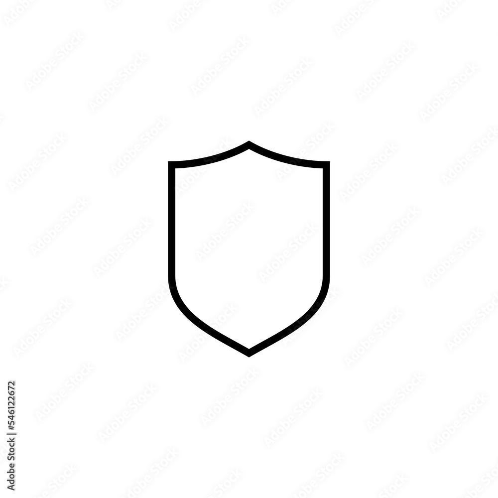 Shield icon vector illustration. Protection icon. Security sign and symbol Shield icon vector illustration. Protection icon. Security sign and symbol