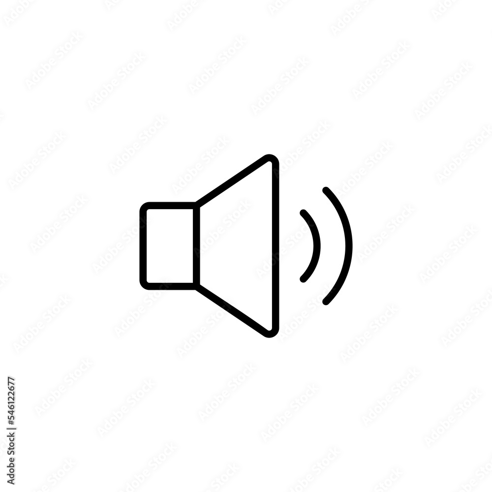 Speaker icon vector illustration. volume sign and symbol. loudspeaker icon. sound symbol Speaker icon vector illustration. volume sign and symbol. loudspeaker icon. sound symbol