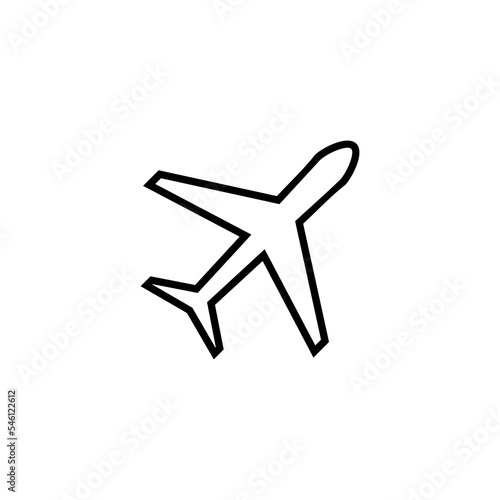 Plane icon vector illustration. Airplane sign and symbol. Flight transport symbol. Travel sign. aeroplane