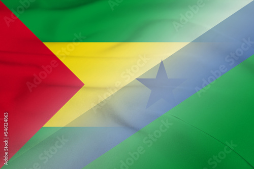 Sao Tome and Principe and Lesotho government flag transborder negotiation LSO STP