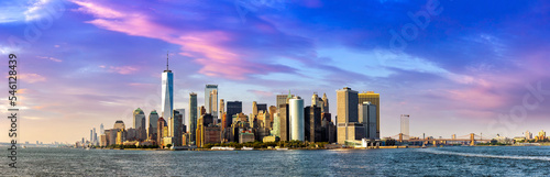 Fotografiet Manhattan cityscape in New York