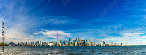 Toronto skyline in a sunny day