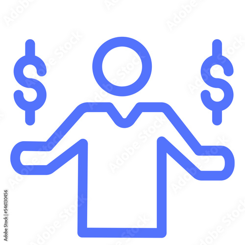 Dicision Earning Financial Income Personal Profit Icon