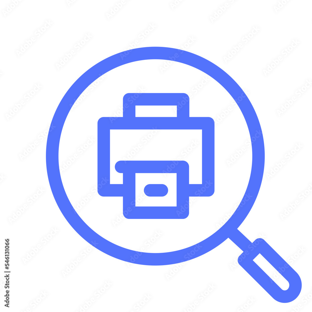 Find Glass Magnifier Print Printer Scan Search Icon Find Glass Magnifier Print Printer Scan Search Icon