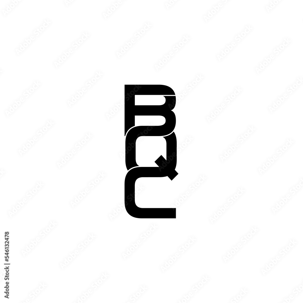 bqc letter initial monogram logo design bqc letter initial monogram logo design