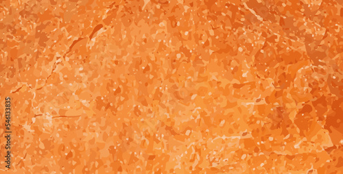 Vector realistic crust bread texture. Yellow crusty toast piece pattern. White bright bakery wallpaper. 3d breakfast horizontal banner. Empty bread background. Natural meal illustration