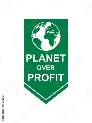 planet over profit Zitat 
