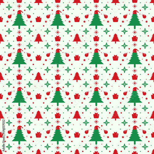 Christmas Seamless Pattern Design for Fashion Clothing Brand