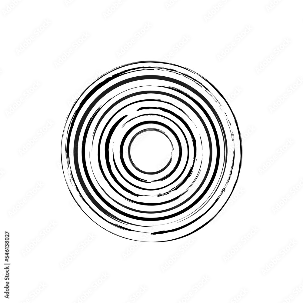 Brush circles for concept design. Round shape. Vector illustration. Stock image. Brush circles for concept design. Round shape. Vector illustration. Stock image.