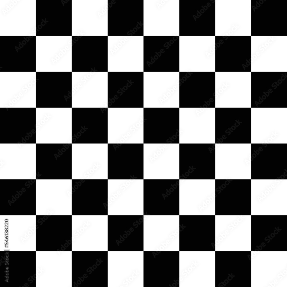Chessboard or checker board seamless pattern in black and white. Checkered board for chess or checkers game. Strategy game concept. Checkerboard background. Chessboard or checker board seamless pattern in black and white. Checkered board for chess or checkers game. Strategy game concept. Checkerboard background.