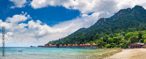 Photos Panorama of  beach at Langkawi
