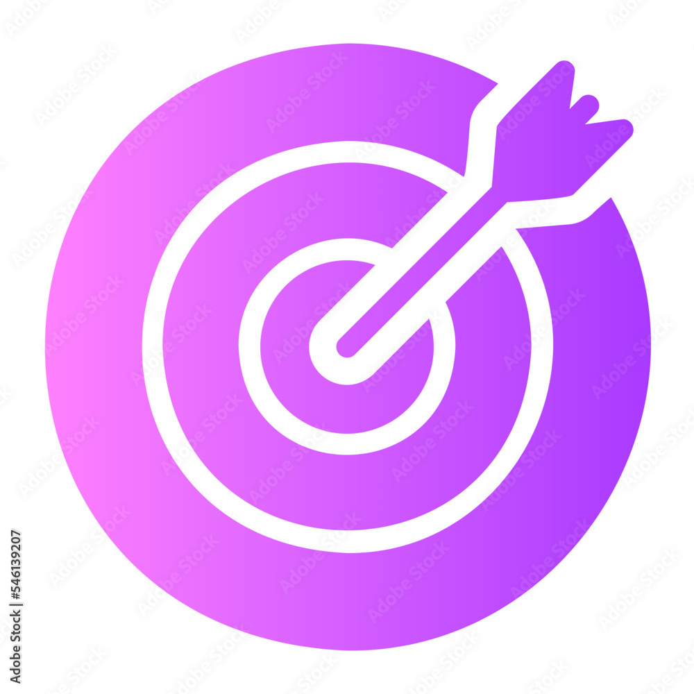 target gradient icon target gradient icon