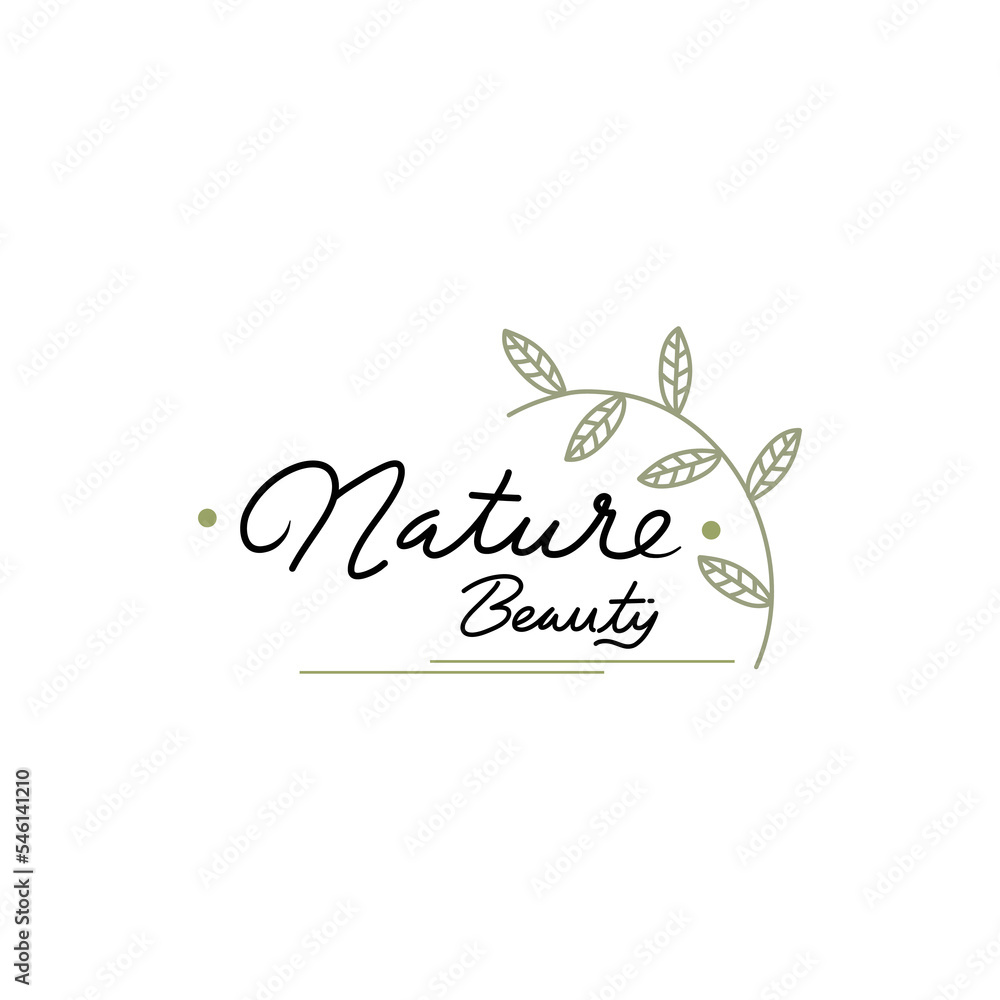 natural ecology brand design for ecology nature company logo brand design