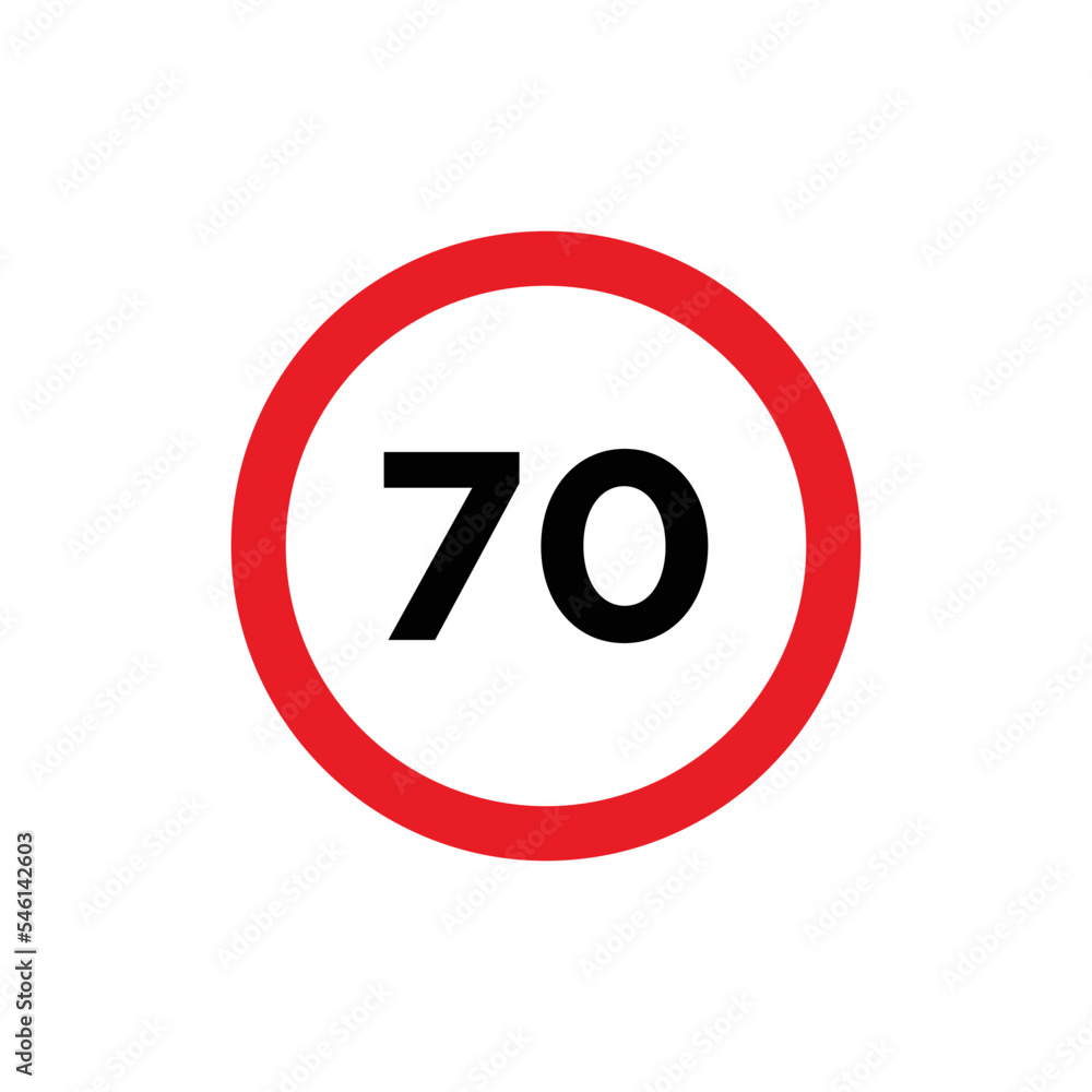 Road sign maximum limit icon vector template Road sign maximum limit icon vector template
