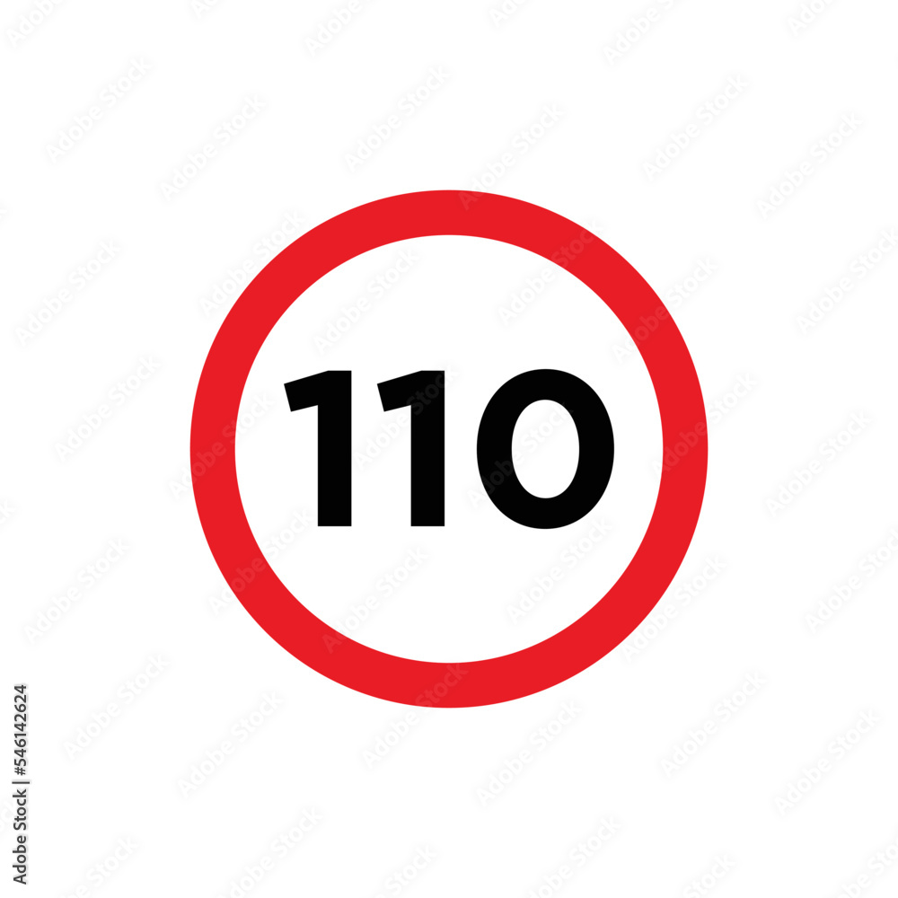 Road sign maximum limit icon vector template Road sign maximum limit icon vector template