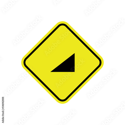 Free Download Road sign icon vector logo design template - GFXLoad