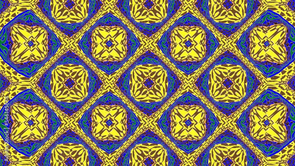 Unique kaleidoscope colorful design. Abstract background. Seamless loop video.Indian light festival elements. Unique kaleidoscope colorful design. Abstract background. Seamless loop video.Indian light festival elements.
