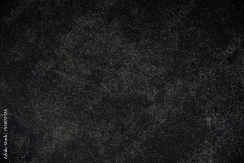 Black wall texture, rough background, dark concrete floor or old grunge background